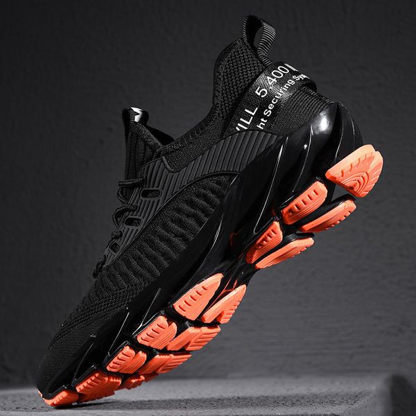 

2019 new high-quality lace-up athietic breathable blade sneakers outdoor men running for men jogging walking sports shoes