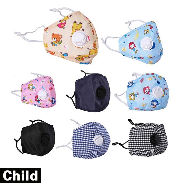 

детская пылезащитная маска для лица дыхательный клапан маска моющийся многоразовый антипылевой туман pm2. 5 детские маски (без флитера) zza2