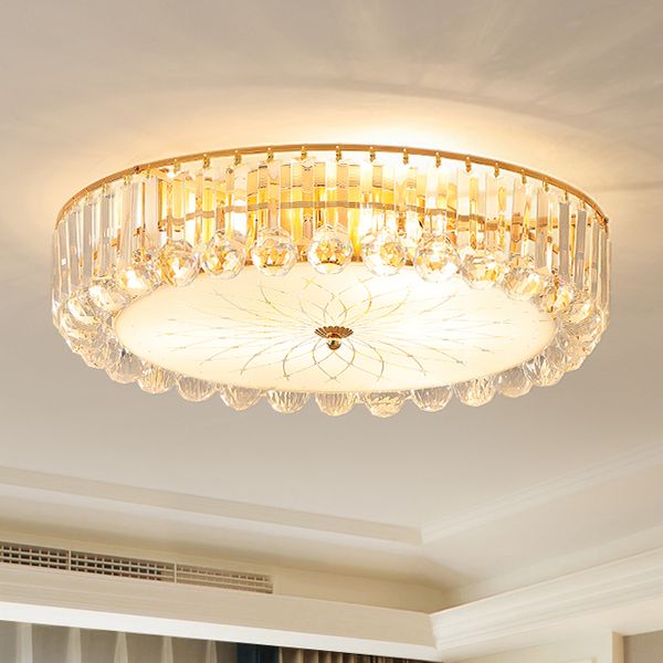 Modern Fashion Crystal Ceiling Chandelier Lamps Gold Luxury