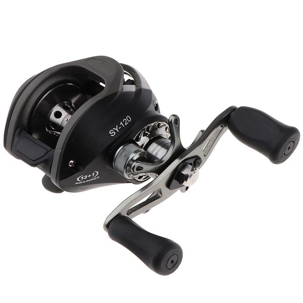 

baitcasting fishing reel, 14 ball bearings, 6.2:1 gear ratio, rubber handle - long distance angling