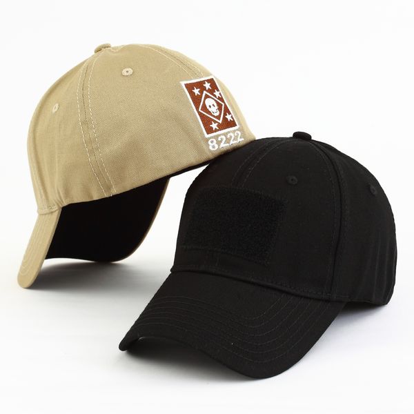 

tsnk men's and women's military enthusiasts "marsoc/8222"tactical baseball cap snapback stretchable hat volleyball wear, Black;white