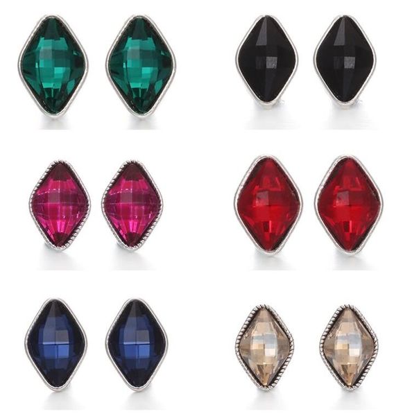 

vintage 12mm crystal snap button jewelry eye shape rhinestone snap button chunks diy bracelet rings women men party gift, Golden;silver
