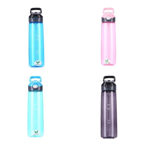 

water bottle water cup cycling bicycle cycling equipment multicolor camping with straw traveling mtb outdoor