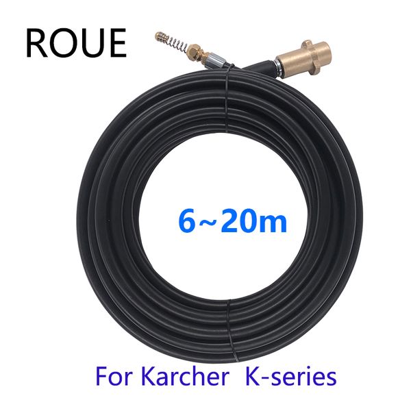 

sewer drain water cleaning hose pipe cleaner 10m 15m 20 meters 2320psi 160bar for karcher k2 k4 k5 k6 k7 high pressure washer