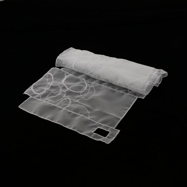 

perforated half curtains sheer curtain kitchen cafe dining room window valances roman style,white