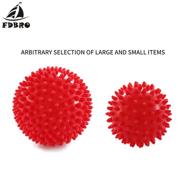 

fdbro 9cm soles hedgehog sensory training grip the ball fitness pvc hand foot massage ball portable physiotherapy