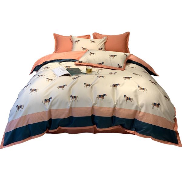 

bedding sets modern cotton 60 satin long-staple four-piece set