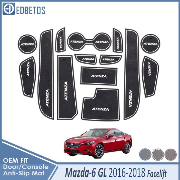 

anti-dirty pad for 6 2016 2017 2018 facelift gl gj 3 atenza sedan wagon accessories door groove gate slot coaster