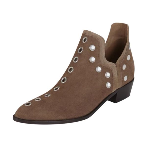 

womens ladies fashion pointed toe hollow out short ankle boots square heel shoes 2020 ladies fashion shoes new zapatos #s, Black