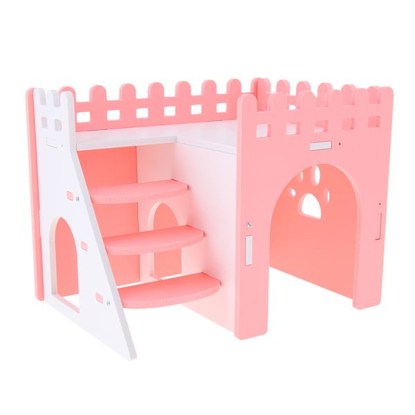 

hamster hideout hamster house cabin cages wooden villa hut play toys
