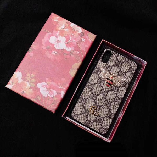 

italian designer classic bee phone case for iphone 11 pro xs max xr x 6 7 8 plus