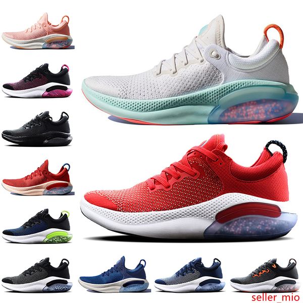 

2019 new joyride run fk knit running shoes for men platinum tint university red black white oreo navy blue sports trainers designer sneakers