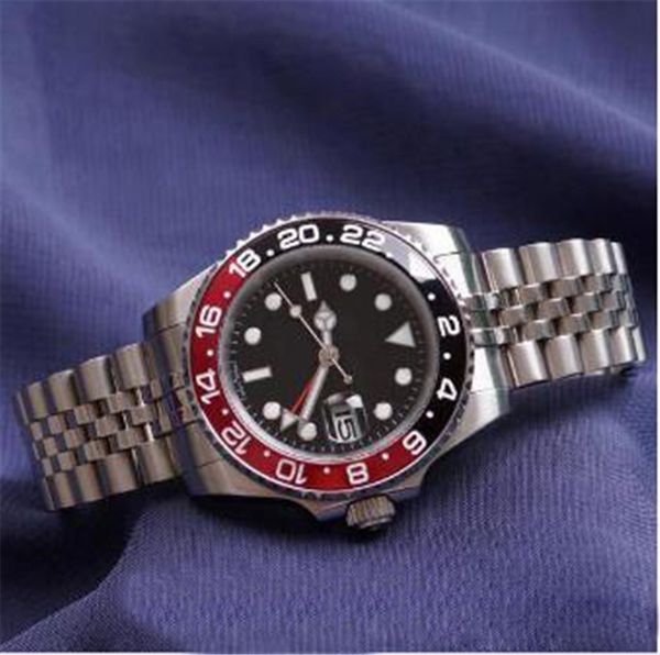 

luxury ceramic bezel mens mechanical stainless steel automatic movement watch sports self-wind watches designer watches wristwatch, Slivery;brown