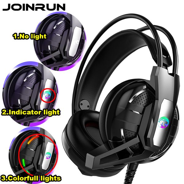 

joinrun gaming headphone stereo earphones headset earphones with microphone for pc mobile phone game internet cafe