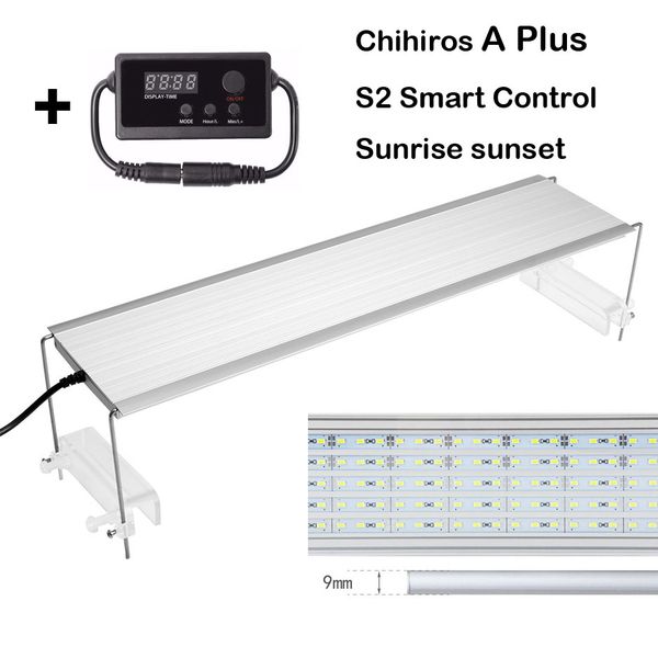 

chihiros a plus series water plant grow led light s2 pro sunrise sunset timmer dimmer ada style aquarium water plant fish tank