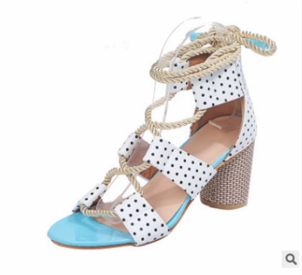 

ready to ship 2020 new popular women's shoes color block thick heel lace open toe color sandals in stock, Black