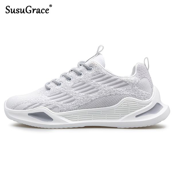 

susugrace 2020 new men mesh running shoes spring summer gym shoes fresh comfort sneaker breathable sport light walking