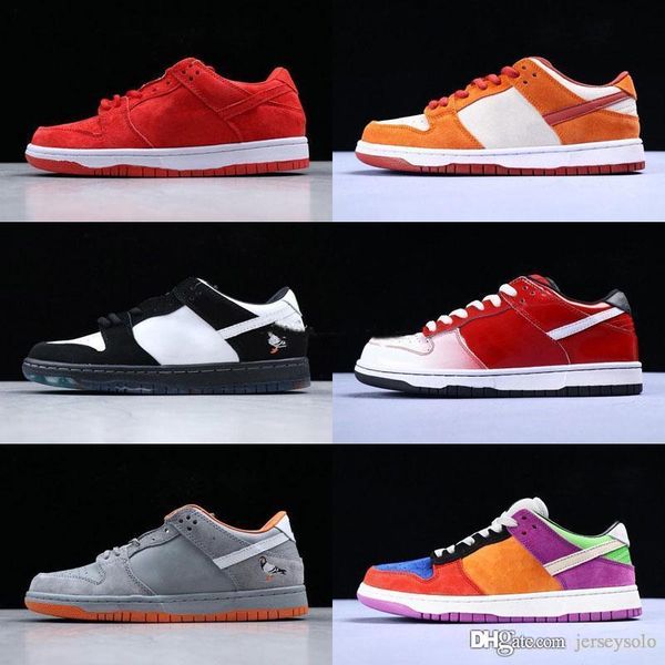 

futura x sb dunk low off casual shoes women mens designer green orange blue white dunks des chaussures taquets 36-45