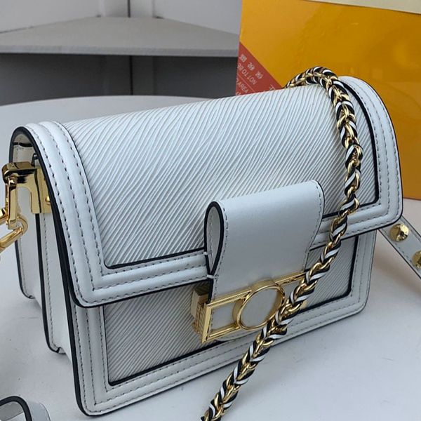 

women's crossbody handbag messenger bag ladies wallet card bag fashion trend retro high-end bag multi-function leather coverage chain b