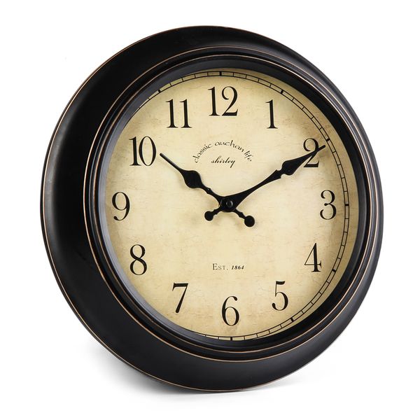 

creative european large wall clock silent metal living room fashion wall clock retro roman numerals home decor 50zb