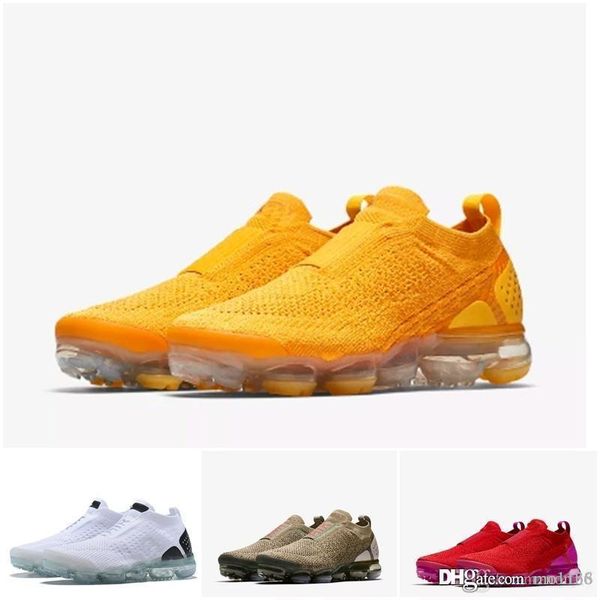 

new 2018 designer moc 2 laceless 2.0 shoes triple sneakers sports 2019 air cushion trainers zapatos size 36-45