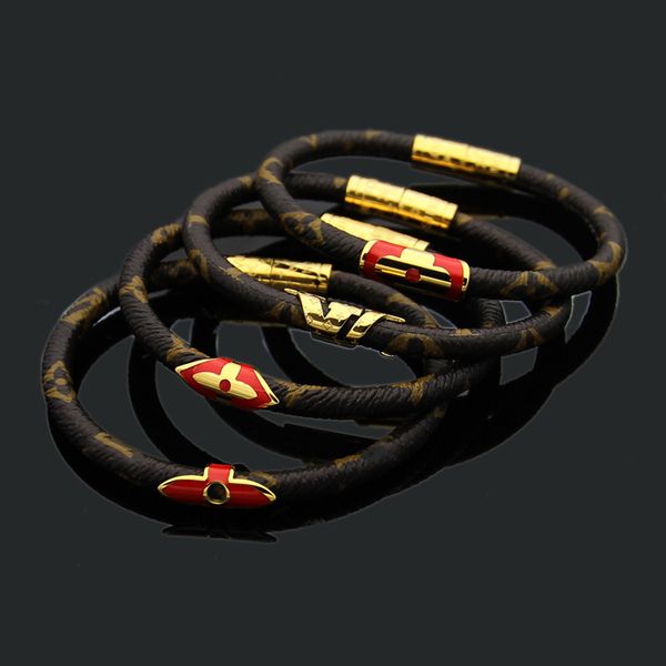 

Модный бренд под названием браслеты Леди круглая печать цветок V письмо эмаль диз