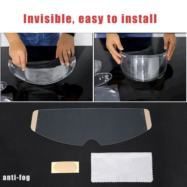 

clear pinlock anti-fog patch motorcycle full face helmet generic for k4 ax8 ls2 hjc marushin helmets lens anti-fog visor