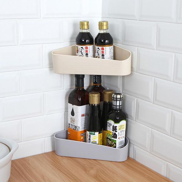 

bathroom shelf adhesive storage rack corner holder shower gel shampoo basket hot