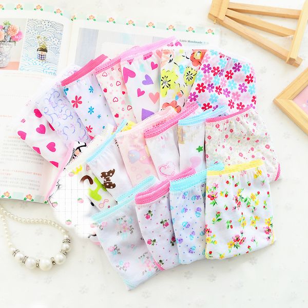 

2020 cartoon briefs children underpants 3--12 year fashion new baby girls underwear cotton panties for girls kids short lovely, Camo