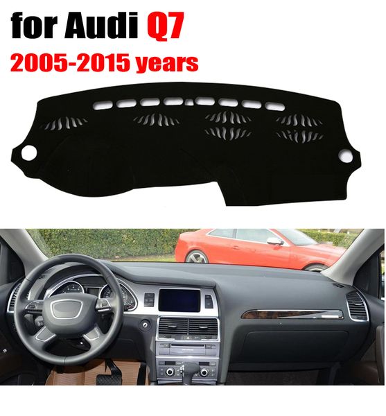 

rkac car dashboard cover mat for q7 2005-2015 years left hand drive dashmat pad dash covers auto dashboard accessories