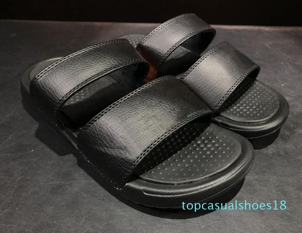 

fashion classic summer benassi sandals men women designer outdoor beach sandals male ladies casual slippers size 36-44 t18, Black