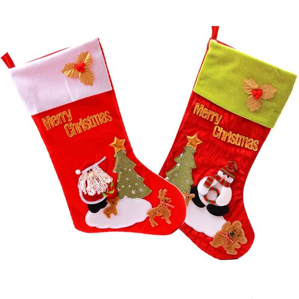

kids favorite christmas stocking christmas socks gift bags tree decorative socks candy bags
