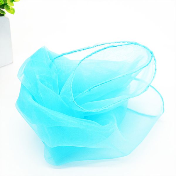 

new candy colors windproof women scarves 20 colors small square scarves imitated silk chiffon solid color dance show 60*60cm 70*70cm, Blue;gray