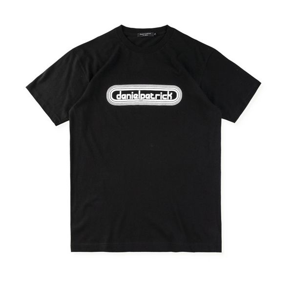 

18ss luxury usa los angels daniel summer t-shirt fashion men women clothes loose short sleeve t-shirt casual cotton tee, White