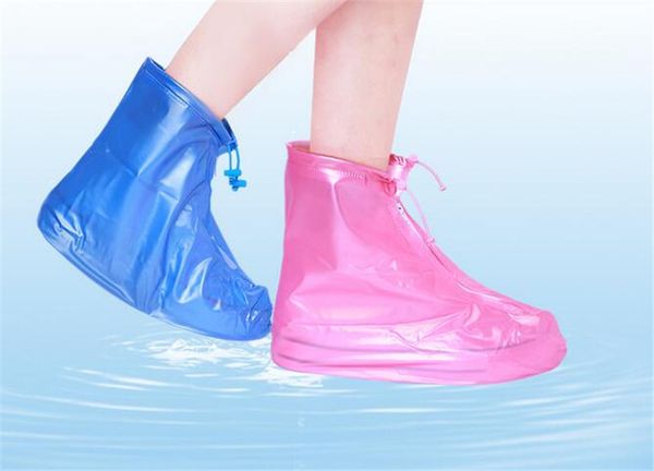 

waterproof protector shoes boot cover zipper rain shoe covers high-anti-slip rain shoes cases kka3847