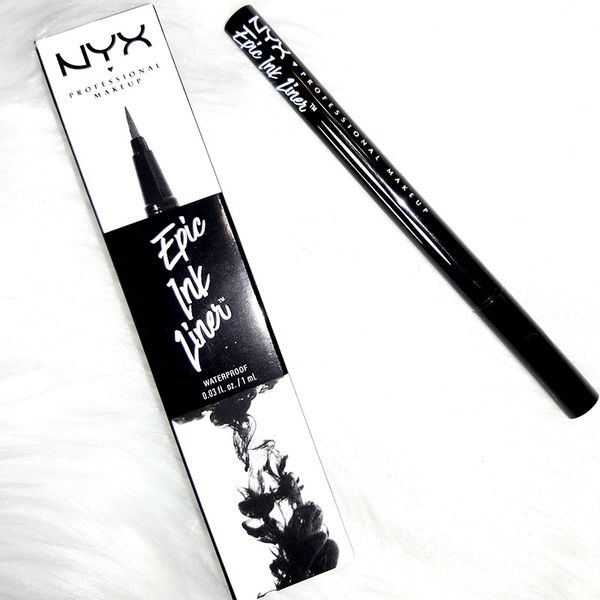 

HOT NYX Cosmetics Skinny Eye Marker Waterproof Black Liquid Eyeliner Eye Liner Pencil Make up maquiagem Long Lasting