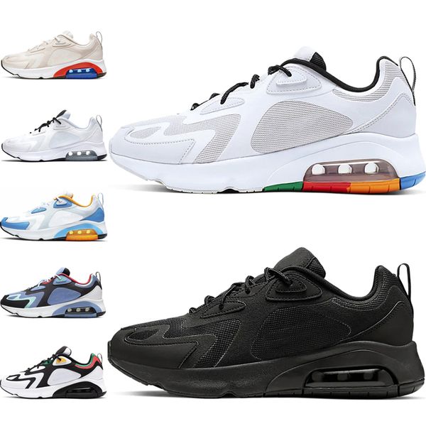 

new 200 vast grey triple black running shoes for men desert sand mystic green royal pulse 200s mens cushion sneakers trainers des chaussures