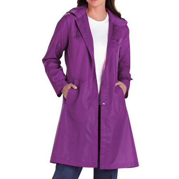 

basic coat trench women solid colors turn-down collar outwear 2019 spring casual loose thin full sleeve long women bomber trench, Tan;black