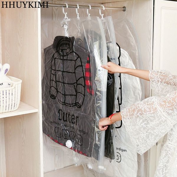 

can hang vacuun bag for clothes foldable transparent border compression organizr pouch sealed bags to save space organizer