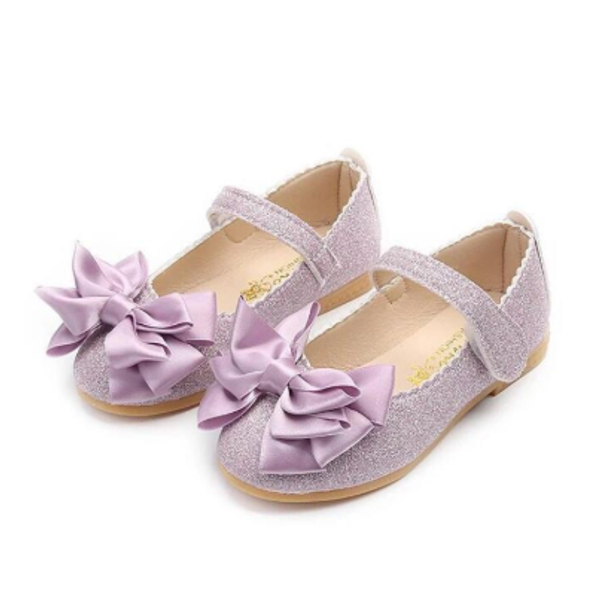 

autumn girls leather shoes children girls baby princess bowknot casual shoes single kids dance, Black;grey