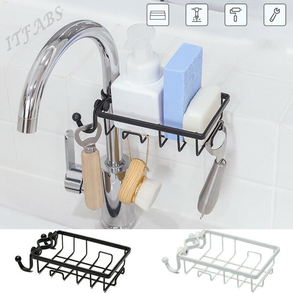 2019 Kitchen Bathroom Sponge Sink Tidy Holder Storage Rack