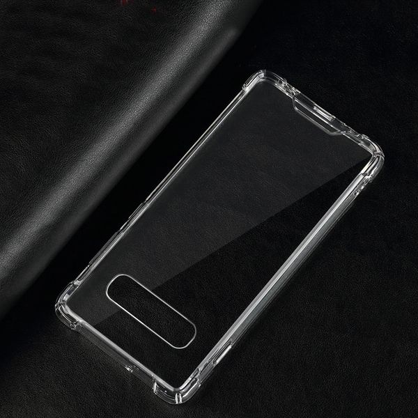 

fit противоударный прозрачный прозрачный пк задняя крышка тпу защитный чехол для samsung galaxy s10 / s10 plus / s10e