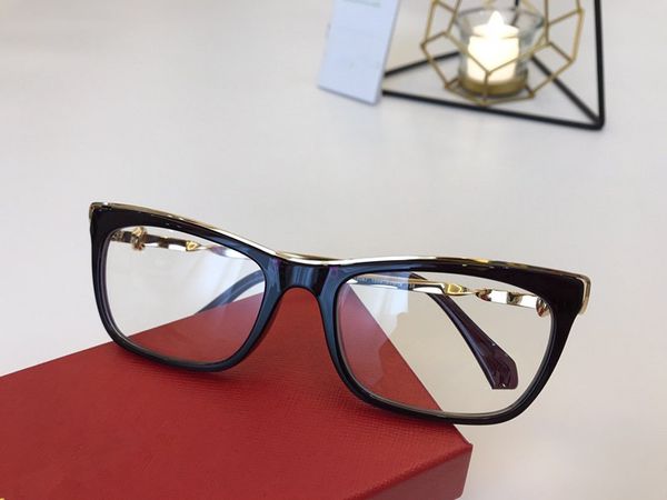 

2020 new ct0067 fashion small square-rim glasses frame 53-18-136 individual leg eyeglasses for prescription fullset box