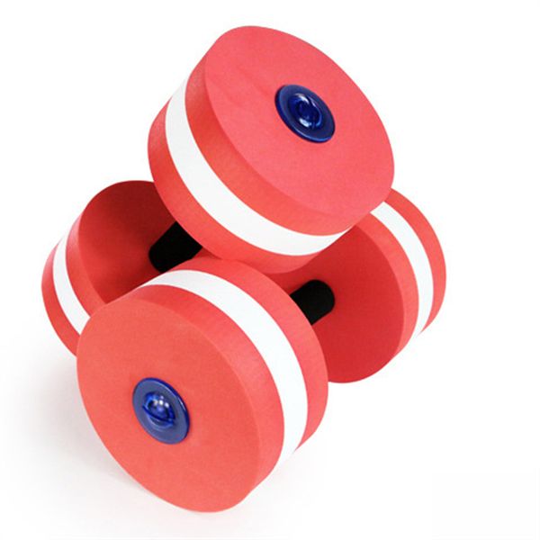 

2pcs aquatic exercise dumbells eva water barbells hand bar for water resistance aerobics swimming pool exercise eva water tool