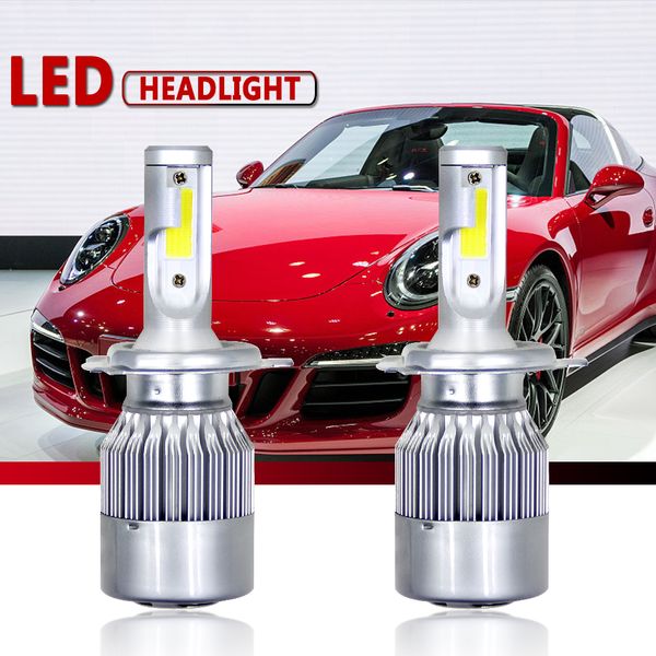 

h4 led h7 single lamp h1 h3 h11 880 9005 9006 double lamp h13 9004 9007 super bright headlights bulb 36w 6000k auto fog