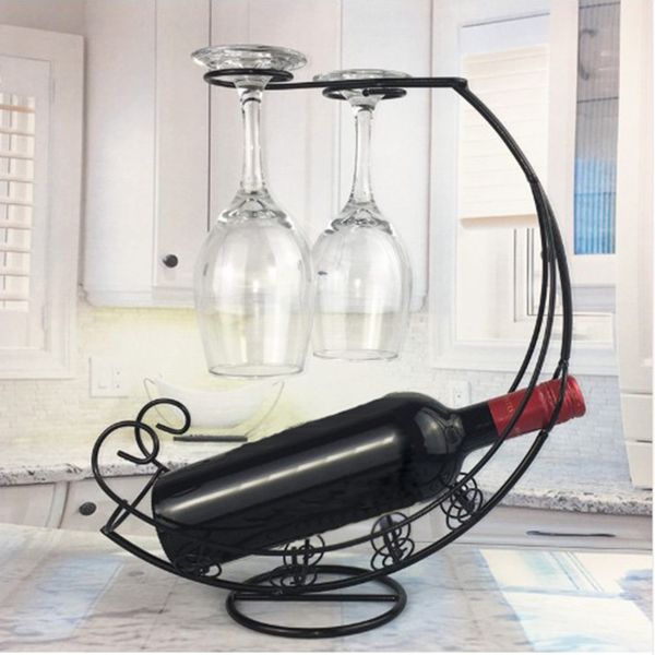 

afbc creative wine rack hanging wine glass holder pirate ship shape bar wine holder home decor bar supplies other bar products