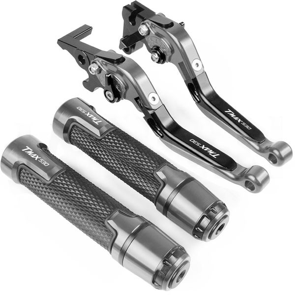 

motorcycle extendable brake clutch levers handlebar hand grips for yamaha tmax 530 t-max 530 sx dx 2017 2018