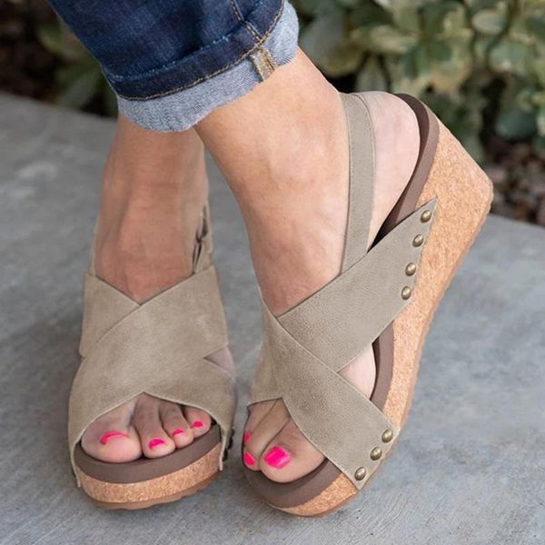 

wedges shoes women high heels sandals fashion summer shoes flip flop chaussures femme platform sandalias mujer 2020, Black