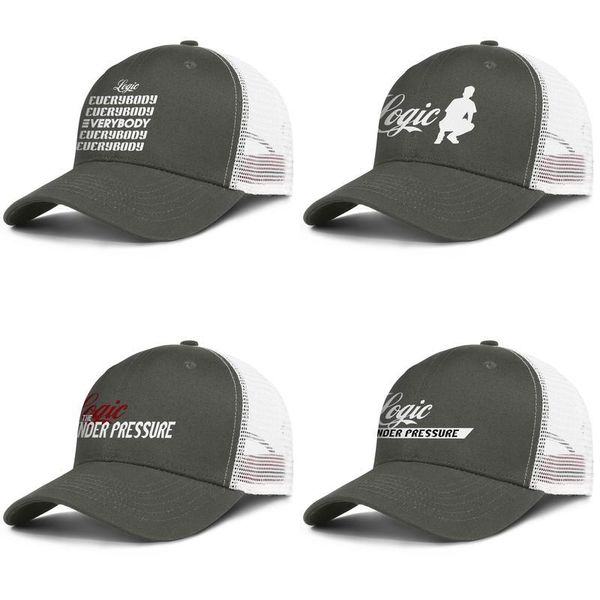 

logic under pressure logo army-green for men and women trucker cap ball styles designer vintage mesh hats everybody white the incredible, Blue;gray