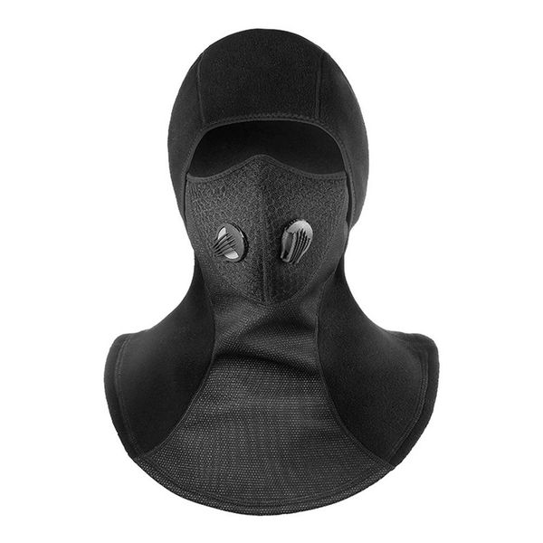 

mounchain skiing outdoor sports heat preservation windproof cycling mask, Black